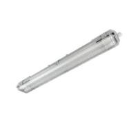 Zenitech - Set di 2 regolette LED IP65 impermeabili, 18 W, 4000 K, colore: bianco