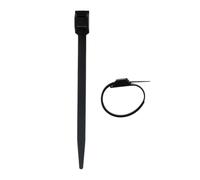 Zenitech - Set di 20 Fascette per Cavi 6x114 mm - Plastica Nera - Installazione Rapida, Integrazione Discreta - Per Cavi, Guaine, Tubazioni IRL - Soluzione Economica per Elettricità