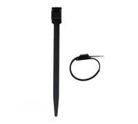 Zenitech - Set di 20 Fascette per Cavi 9x260mm - Facili da Gestire e Resistenti - Ideali per Cavi, Tubazioni e Tubi IRL - Nero - 260mm