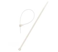 Zenitech - Set di 20 Fascette per Cavi Riutilizzabili - Plastica Resistente - Levetta di Sgancio, Regolazione Rapida, Installazioni Temporanee - 3,6x140mm - Trasparente