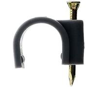 Zenitech - Set Di 20 Ganci Di Fissaggio Ø20mm - Chiodi Speciali Per Calcestruzzo - Adatti A Cavi TV E Canaline Elettriche - Normative CE - Grigio