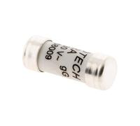 Zenitech - Set Di 3 Fusibili In Ceramica 8,5x23 Mm - Protezione Elettrica Contro Cortocircuiti - Capacità 2A Per Uso Domestico E Professionale - Bianco - 23 Mm