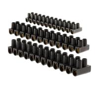 Zenitech - Set di 4 barrette 1x4mm² + 1x6mm² + 2x10mm² nere