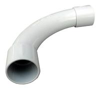 Zenitech - Set di 5 Curve per Tubo IRL Ø25mm - Realizzate in PVC Rigido per Durabilità - Installazione Veloce Anche in Spazi Ristetti - Ottimizza le Installazioni - Grigio - Ø25mm
