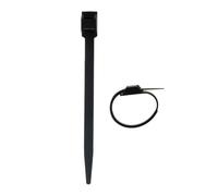 Zenitech - Set di 50 Fascette per Cavi 6x114 mm - Plastica Nera Robusta - Cavi, Guaine, Tubi IRL - Installazione Rapida ed Ergonomica - Discreti ed Estetici - Economici per Progetti Elettrici