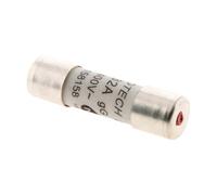 Zenitech - Set Di Fusibili In Ceramica 10,3x38 Con Spia Di Sovratensione - Intensità Max 32A - Protegge Circuito Elettrico - Certificato NF - Bianco