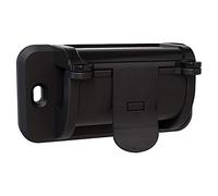 Zenitech - Support Murale per Avvolgitore da Giardino - Fissaggio Robusto al Muro con Interasse 80mm - Doppio Sistema di Blocco Frontale - Installazione Facile - Nero