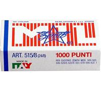 Scatola 1000 punti Zenith 515/8 (24/8) (10 conf. da 1000 Pz) in acciaio naturale