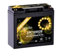 ZENITH ZPC120020 20A 12V AGM BATTERIA ELEVATO SPUNTO AVVIAMENTO AUTO MOTO BARCA