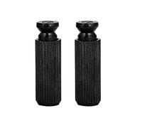 Zenithaur 8 mm per borchie in lega di zinco in rame, 2 perni di ancoraggio elettrico regolabili per Floyd Rose (Nero)