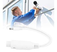ZenithAur Adattatore POE da 48 V a 12 V, modulo di alimentazione impermeabile con splitter POE e cavo connettore, include kit di copertura antipioggia per uso interno ed esterno