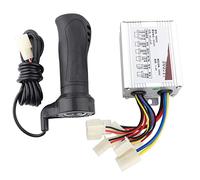 ZenithAur Controller di velocità del Motore Scatola di Controllo del Motore Spazzolato per sistemi da 500 W 36V, Include un'impugnatura a Farfalla per Scooter Elettrico e (24v500w)