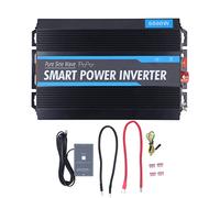 ZenithAur Convertitore di potenza per auto intelligente con inverter a onda sinusoidale pura con display a LED per metodo di energia solare da DC12V a AC220V 6000W