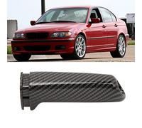 ZenithAur Copri maniglia freno a mano anteriore con aspetto fibra di carbonio, impugnatura sostitutiva diretta compatibile con E46 E60 E90 E92 F30 per interni automobilistici