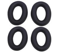 ZenithAur Cuscinetti di ricambio con morbido silicone per copertura antiusura, confezione da 2 paia, compatibili con le cuffie QC Ultra come copertura dei cuscinetti per cuffie (Nera)