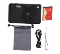 ZenithAur Fotocamera digitale 4K da 64 MP con tecnologia AF di messa a fuoco automatica Zoom digitale 16x e display da 2,8 pollici Supporta obiettivi collegabili per la fotografia (Black)