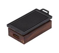 ZenithAur Grill barbecue giapponese, accessori per grill barbecue senza fumo per cappotto per uso a carbone Porta