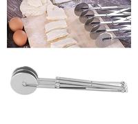 Zenithaur in acciaio inossidabile cutter pasticceria pasta multi -ruota pasta braccio regolabile ossidatio - libertà alta durezza per strumento di cottura della (Cut pizza a tre ruote)