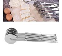 Zenithaur in acciaio inossidabile cutter pasticceria pasta multi -ruota pasta braccio regolabile ossidatio - libertà alta durezza per strumento di cottura della (Cut pizza a cinque ruote)