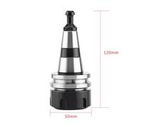 ZenithAur ISO30 ER32 Mandrino portapinze G2.5 30000 giri/min Tornio per fresatura CNC Portautensili in acciaio inossidabile Argento e nero