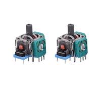 ZenithAur Joystick analogico 3D ricambio per controller 2, modulo Thumb Stick analogico da 2 pezzi per risolvere problemi comuni come la deriva dello stick e le zone morte,