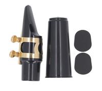 ZenithAur Kit completo di bocchino per sassofono con cappuccio protettivo e cuscinetti per le prove quotidiane con la banda, questo bocchino per sassofono contralto offre un