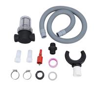 ZenithAur Kit deviatore Pioggia METODO di filtraggio Integrato per pluviali Rotondi da 75 mm/3,0 Pollici, Raccoglie Acqua Pulita per Uso in Giardino Kit Completo di Raccolta (100 mm/3,9 Pollici)