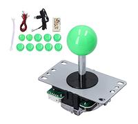ZenithAur Kit fai da te scheda codificatore a ritardo zero, joystick a 8 vie e 10 ingressi di gioco, compatibile con sistemi per PC MAME Fight Stick Building (Green)
