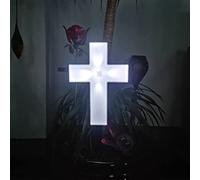 ZenithAur Luci a LED a energia solare, palo della pietra tombale commemorativa per facili installazioni decorazioni gravi nei cimiteri