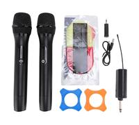 ZenithAur METODO microfonico wireless blocco chip, SNR 96dB, microfoni dinamici Dual Metal e ricevitore ricaricabile per amplificatori/mixer per canto