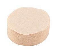 Zenithaur non sbiancato carta da filtro da caffè, set da 100 pezzi di filtri da caffè rotondi da 60 mm, filtri di sostituzione premium per la casa e le caffetterie (No. 6 60mm)