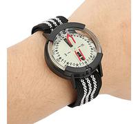 ZenithAur Orologio con bussola impermeabile, mini bussola di sopravvivenza da campeggio con quadrante luminoso per escursioni subacquee all'aperto