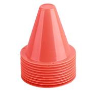 ZenithAur Pacchetto 10 marcatori Coni, Coni di Allenamento da Calcio, segnali di Calcio in plastica per Bambini e attività all'aperto (Arancia)