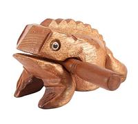 ZenithAur Rana artigianale tradizionale tailandese in legno Rana portafortuna Gracida Feng Shui La mia rana Strumento musicale T Block Decor (N. 5 15,6 cm)