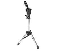 Zenithaur Regolable Mannequin Head Stand - supporto per parrucca portatile per cosmetologia, supporto per treppiede di addestramento per parrucchiere con supporto per i piedi