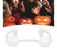 Zenithaur Retrattile Vampire Fangs per adulti e bambini, una serie di denti di vampiri di Halloween con adesivo per oggetti di scena e accessori per costumi di personaggio