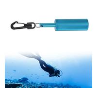 ZenithAur Scuba Rattle Stick with Attachment Clip for Underwater Photography, Signals Dive Partners, Aluminum Alloy Noise Maker for Diving (Blu)