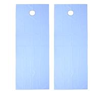 ZenithAur Spa Copri lettino da massaggio, impermeabile, traspirante, resistente all'olio, set di lenzuola per salone di bellezza per massaggi (Blu)