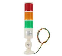 ZenithAur Spia LED, Torretta luminosa di segnalazione industriale con cicalino, Indicatore di macchina CNC da 24 V CC, Allarme per sicurezza e attrezzatura