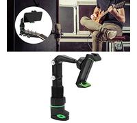 ZenithAur Supporto per cuffia per chitarra con morsetto ad angolo regolabile per trasmissioni dal vivo/video didattici, un supporto stabile per chitarra per visione a mani libere