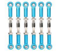 ZenithAur Tirante in Lega di Alluminio Confezione da 6 per Hobby SELECTIONS, un METODO di Asta con Tenditore Regolabile e Servo Link per Auto RC, Parti Chiave di Aggiornamento per (Blu)