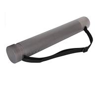 ZenithAur Tubo telescopico per pittura, tubo per riporre disegni in plastica, materiale artistico con texture opaca per artisti (Grigio scuro)