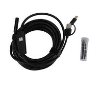 ZenithAur USB C Endoscope Camera 1200P HD with 8mm Lens and 5m Semi Cable IP68 Water Borescope for Android PC HVAC Automotive Inspection