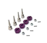 ZenithRide 1/18 RC Auto Auto in metallo Assale Assale Asse con adattatore esadecimale da 12 mm Compatibile con A949 A959 A959-B A969 A979 K929 Modelli Aggiornamento delle parti(Purple)