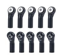 ZenithRide 10pcs M3 Plastic Link Ball Ends Ends Heads Clock-Wise Compatible con 1 a 10 parti di upgrade per auto crawler RC per veicoli a telecomando(Type D 10Pcs)