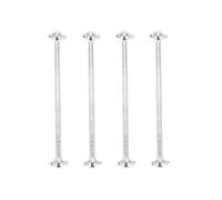 ZenithRide 144001 144002 124007 124016 124017 124018 124019 4pcs azionamento 'albone Dogne Aggiornamento 'albero per i modelli di auto RC compatibili con vari veicoli a 10(Silver)