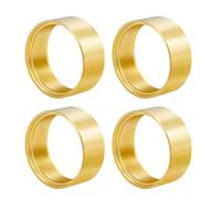ZenithRide 4pcs 13g per pezzo anelli di morsetto per volante in ottone in ottone compatibili con i modelli crawler rc in 1/24 si adattano ai cerchi a ruota da 1,0 pollici di ruote SCX24