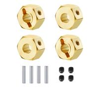 ZenithRide 4pcs 8mm 10 mm 12 mm a ruota in ottone pesante Adattatore esteso esteso compatibile con parti di aggiornamento 'auto crawler RC a 10 come Gen8(8mm)