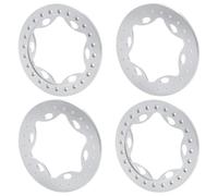 ZenithRide 4pcs da 2,9 pollici di ruote metalliche compatibili con 1 6 RC come SCX6 AXI05000 AXI05001 TRAIL HONCHO UPGRA(C Silver)
