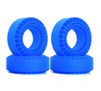 ZenithRide 4pcs pneumatici per ruote in gomma da 1,9 pollici con inserto in schiuma compatibile con 1 10 RC Crawler come TF2 Gen8 e modelli simili(Blue)